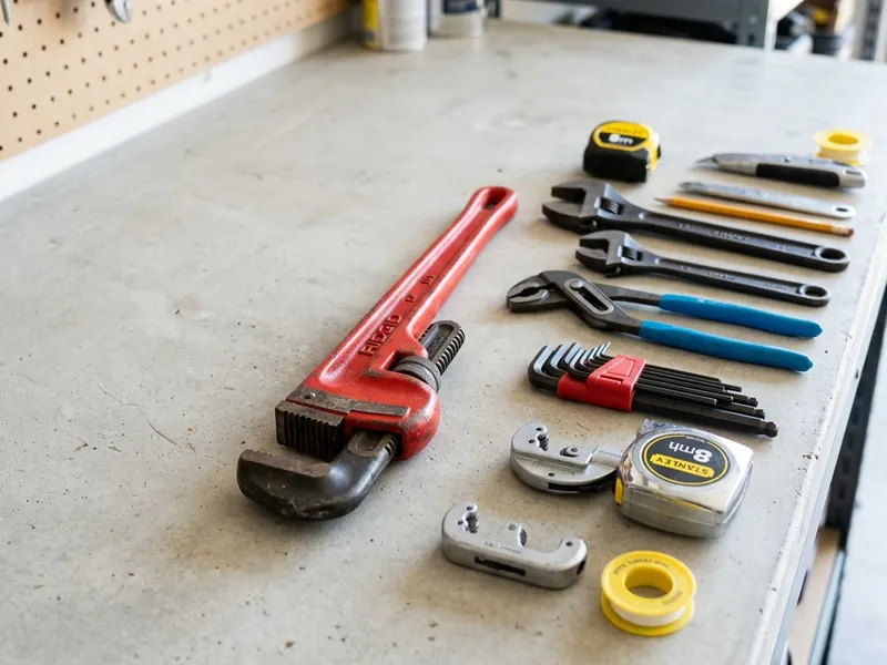 Professional plumbers in Pleasant Plains, IL equipped with top-tier tools for residential and commercial plumbing services.